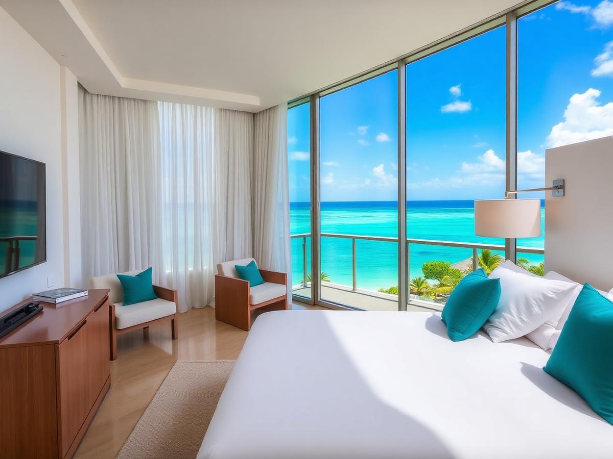 Ocean view resort room